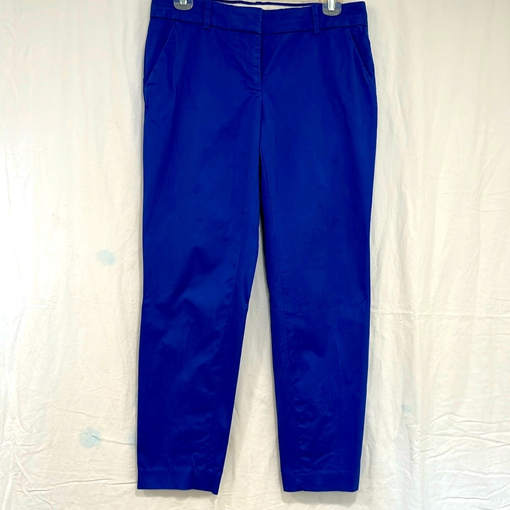 J. Crew Cotton Capris Pants in Periwinkle Blue - size 0